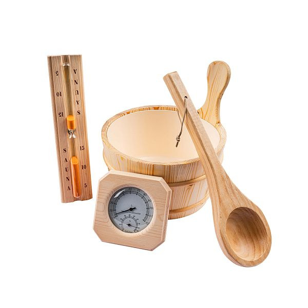 HOME DELUXE Saunazubehör 5-teilig - Q PREMO, 4206, 4260255516787