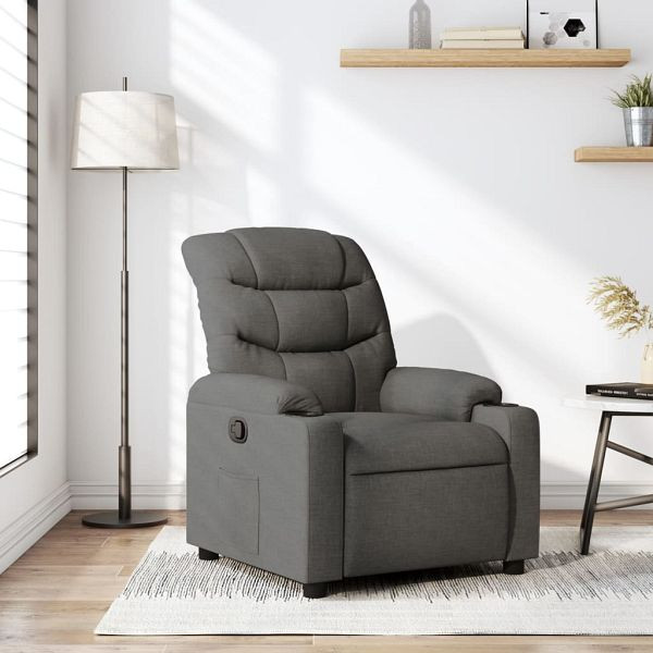 vidaXL Relaxsessel Dunkelgrau Stoff, 374148, 8721012371057