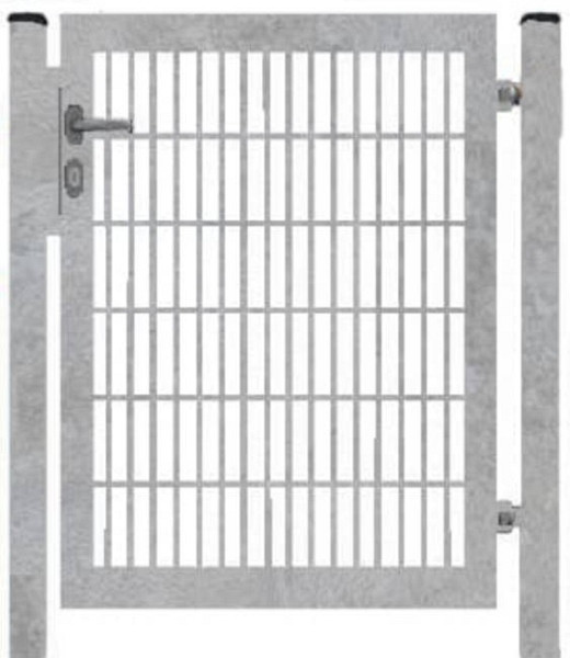 FA-Bausysteme Gartentor voll Rahmen Verzinkt Höhe 1000 mm Breite 1500 mm, 47732