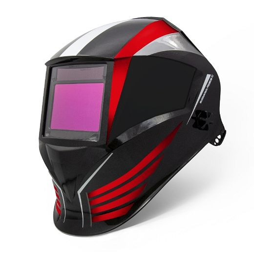 ELMAG Automatik-Kopfschweißschirm "PREMIUM-TC / ROT", ELMAG MultiSafeVario, DIN 4/4-8 & 9-13, 59378