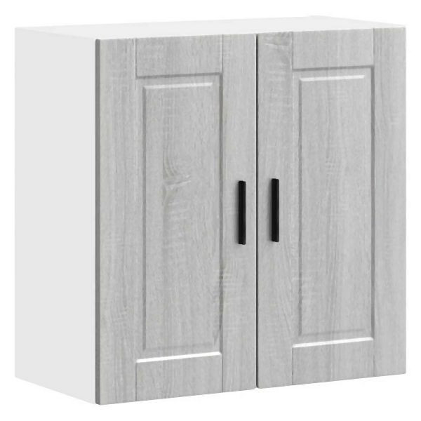 vidaXL Küchen-Hängeschrank Porto Grau Sonoma Holzwerkstoff, 854063