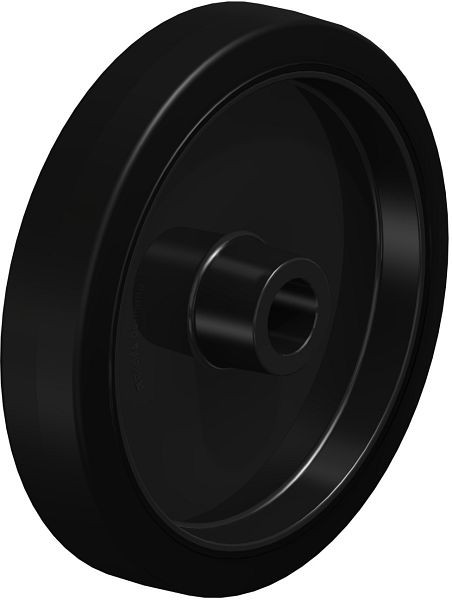 Blickle POEV 201/20XR Rad aus Elastik-Vollgummi, Schwarz, 850045