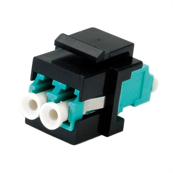 ROLINE Keystone LWL-Adapter LC/LC Duplex, Multimode, OM3, 21.17.0001
