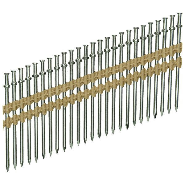 HiKOKI Duplex Nagel 21° Rundkopf 3,3 x 77/89 mm, glatt, blank, VE: 2000 Stück, 4100443