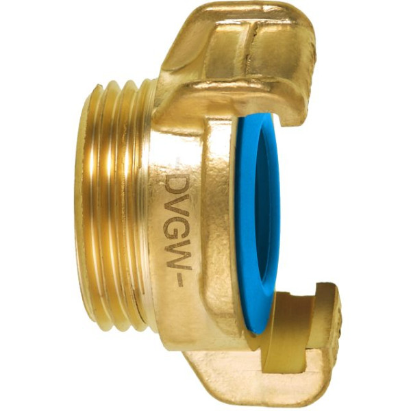 GEKA plus Gewindestück K AG G3/8 MS DVGW BF AG 16, 66mm, VE: 10 Stück, 02.2209
