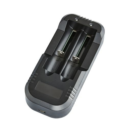 Walimex pro Dual Ladegerät für Akku 18650 18350, 1021423