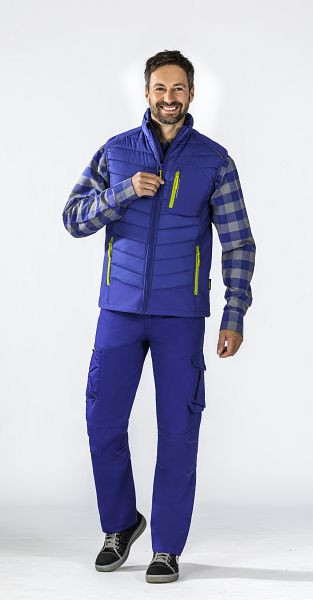 Planam Stretchline Winterweste, kornblumenblau, Größe M, 6693048