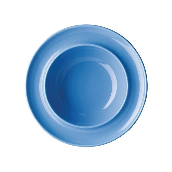Olympia Heritage Schale mit erhöhtem Rand Blau 205mm (4er Pack), DW142