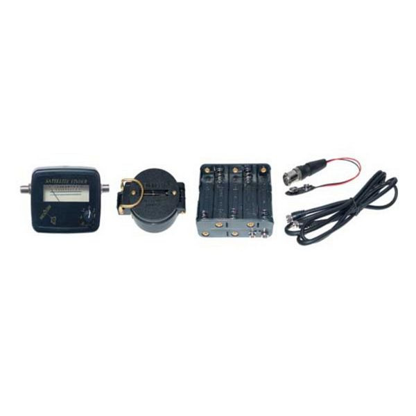 S-Conn SAT-Finder SET in stabiler BOXverpackung inkl. Zubehör ( Kompass; Kabel und Stromversorgungs-Kit), 86371-