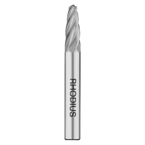 Rhodius TOPline HF F Hartmetall-Frässtift Form F, Schaftdurchmesser [mm]: 6, 305050