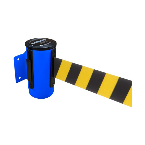 Stein HGS Wandgurtkassette -P-Line Utility-, blau, schwarz/gelb diagonal (schraffiert), mit Sicherheitsverschluss (selbstlösend), 12846b-1703