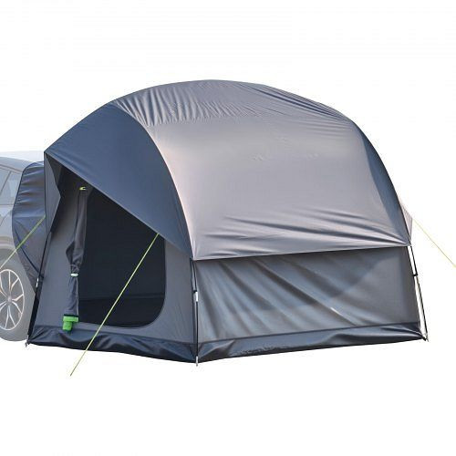 VEVOR SUV-Campingzelt 240x240x215cm, PU2000 wasserdicht, Doppelschicht für 5-8 Personen, 2 Türen, Netzfenster, Regendach, Tasche, CZZPCHK88FT03MD8MV0