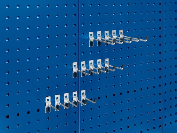 bott perfo Lochplatte mit 15 Teile 1 Lochplatte, 15 Haken BxTxH: 991 x 13 x 457 mm, RAL 5010, 14030154.11V
