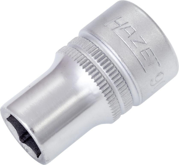 Hazet Steckschlüsseleinsatz, Sechskant, Vierkant hohl 12,5 mm (1/2 Zoll), Außen-Sechskant-Tractionsprofil, 11 mm, 900-11