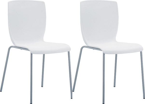 CLP 2er Set Stühle MIO, weiß, 319446, 4251756465834