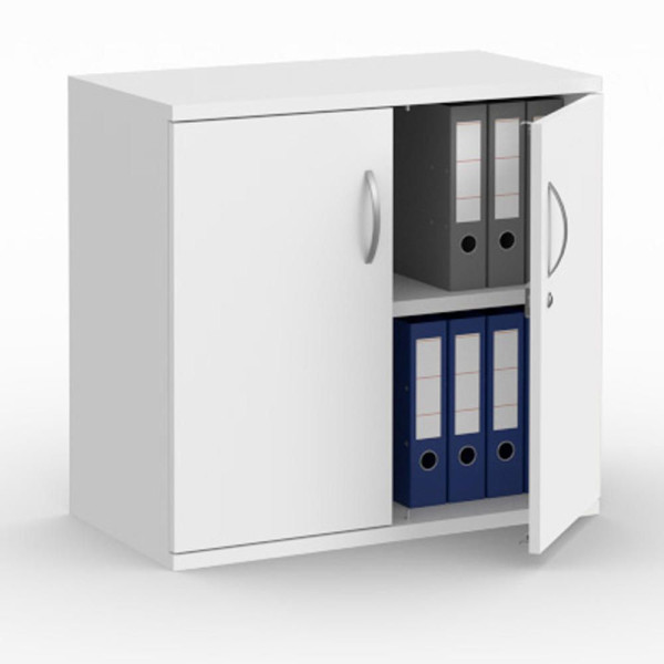 Deskin Flügeltürenschränke MULTI M pro, Dekor weiß, B 800 x H 780 x T 420 mm, 294432