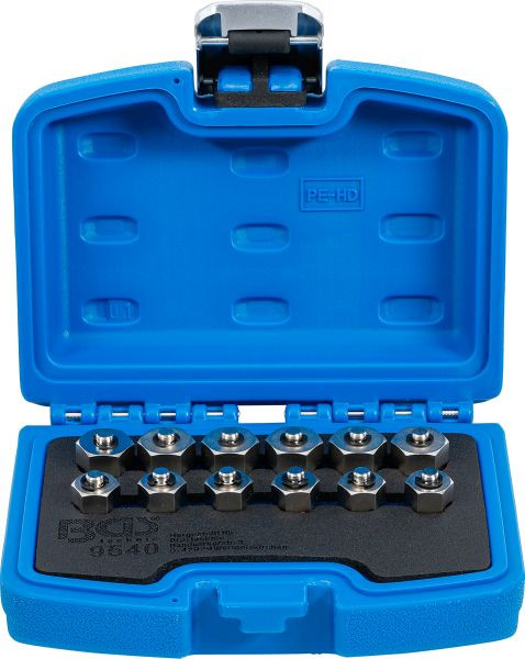 BGS Injektor-Verschlussstopfen-Satz, 12-teilig, 9540