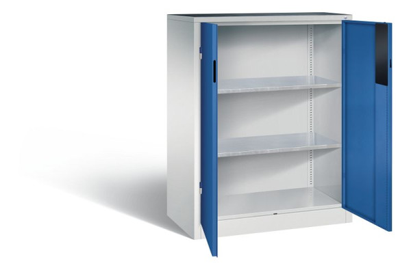 C+P Werkzeugschrank Acurado, H1200xB930xT500mm, Farbe: Lichtgrau / Enzianblau, Muldengriff, 8521-052 S10170