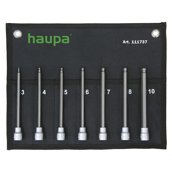 Haupa Innensechskanteinsätze Set 3/8" 7 teilig, 111737, 4011923606220