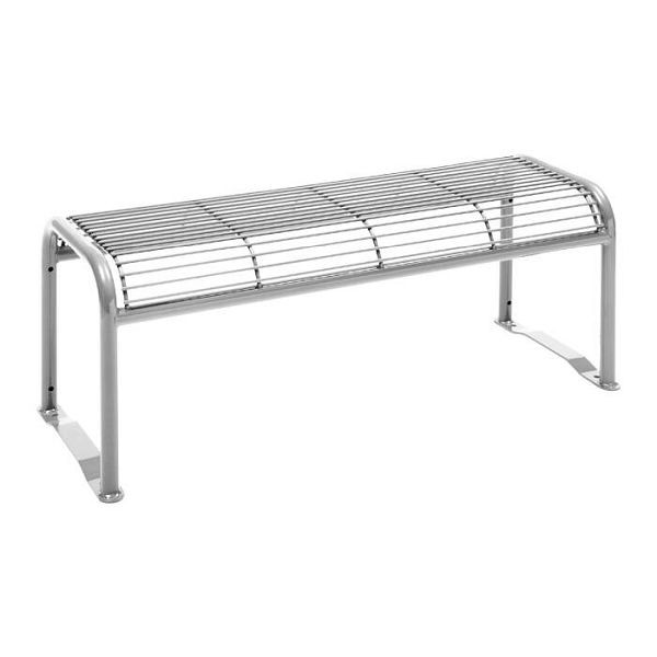 Stein HGS Sitzbank -Dita-, 2-Sitzer /1200x445mm, ohne Armlehnen, RAL3003 rubinrot, 20961-01