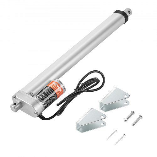 VEVOR 1500N Linear Actuator DC 12V Linearantrieb IP54 Elektrischer Linearmotor 300mm Hublänge, ≤ 60dB Elektrische Türöffner 5mm/s, JQXXXZXQ12INGG3APV9