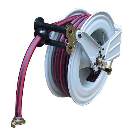 Ebinger Schlauchaufroller OSM 510, Max. 15bar/90°C, 20m - 1/2" Gummischlauch ET, 1.510.104