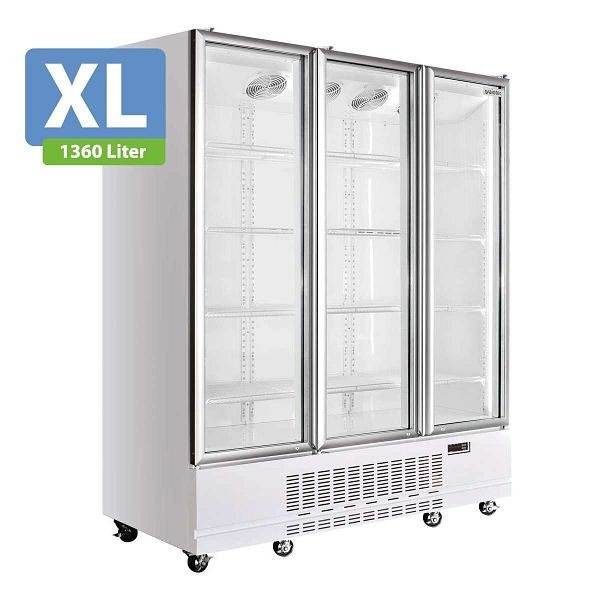 Vaiotec TOPLINE Getränkekühlschrank 3 Türen / 1360 Liter XL, "weiß", 1640 x 742 mm, 12722