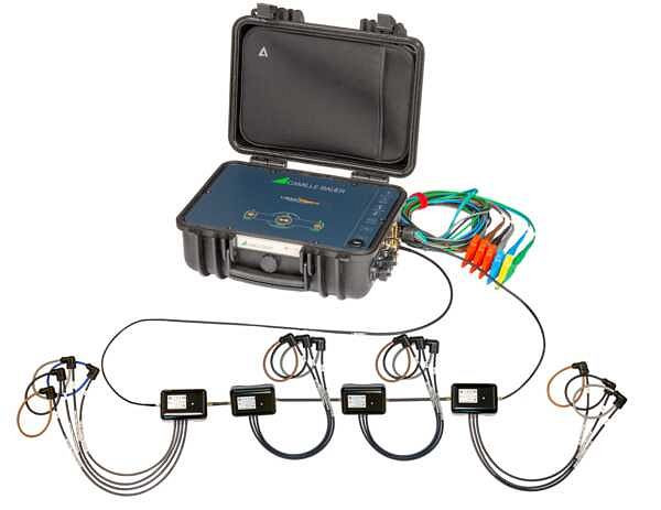 Camille Bauer Mobiler Multikanal-Netzqualitätsanalysator nach IEC 61000-4-30, Klasse A, PQ5000-Mobile CL Multi-PQ T12, 190953