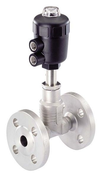Bürkert 2/2-Wege-Geradsitzventil pneumatisch betätigt, Typ 2012-A2-40,0-EE-VA-FD26-C-F-N5, Anströmung unter Sitz, 146327