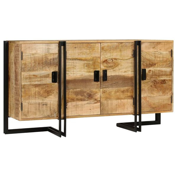 vidaXL Sideboard Massivholz Mango 150x40x80 cm, 246024, 8718475594673