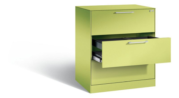 C+P Hängeregistraturschrank Asisto, H1010xB800xT600mm, Farbe: Viridingrün / Viridingrün, Bügelgriff, 146243-312 S10200