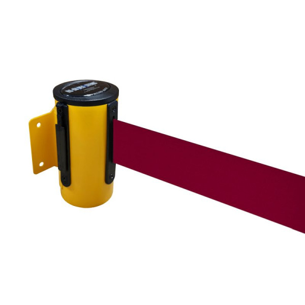 Stein HGS Wandgurtkassette -P-Line Future-, gelb, burgunder, mit magnetischem Gurtendstück, 12850e-1504