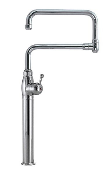 KBS Premium Knebel-Mischbatterie mit Doppel Schwenkhahn 1/2 Zoll Wasseranschluß, 20911020