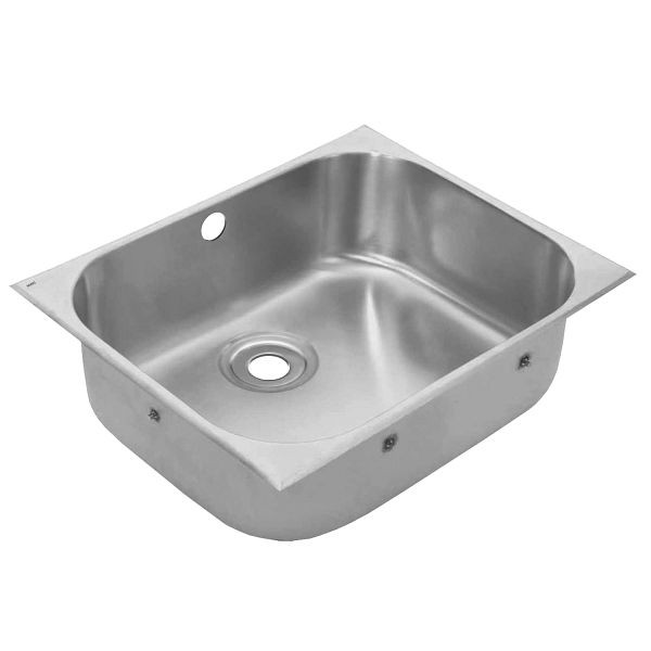 KWC Einlegebecken, SIRIUS, Edelstahl, 565x300x465 mm, Überlauf, 3600005241