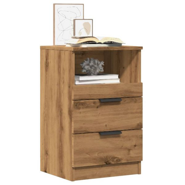 vidaXL Nachttisch Artisan-Eiche 40x36x65 cm Holzwerkstoff, 856846