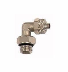 Riegler Winkel-Einschraubverschraubung, drehbar, Außengewinde zylindrisch mit O-Ring, 115221