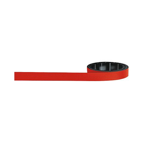 Magnetoplan magnetoflex-Band, Farbe: rot, Größe: 10 mm, 1261006
