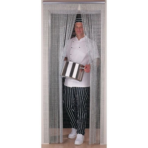 Eazyzap Fliegenvorhang, für Türen bis zu 90 cm breit, Aluminium, F129