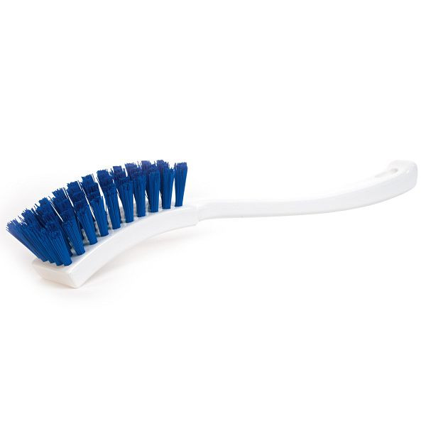 HygoClean Stielbürste, langer Griff, blau, PP/PBT 410 x 60 x 50 mm, Besatz: ø 0,50 mm, hart, VE: 4 Stück, 70056