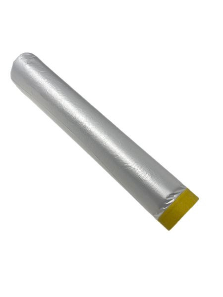 VaGo-Tools Abdeckfolie mit Malerkrepp Masker Tape 2400mm x 16m, 401-2400-16x1_yv