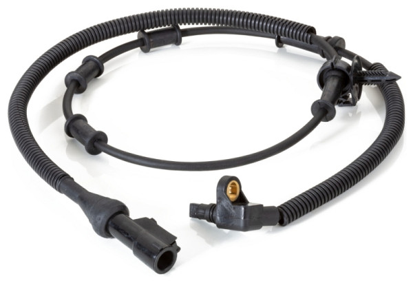 HELLA Sensor, Raddrehzahl, 2-polig, Vorderachse, Kabel: 1080mm, mit Halter, 6PU 230 040-541