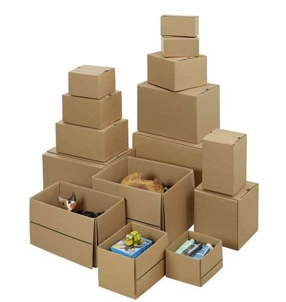 Progress Packaging PB KSF 1.23.16.11 Transportkarton SUPERFLAP "PREMIUM" braun 1-wellig - 230/165/115 - VE: 20 Stück, 003802