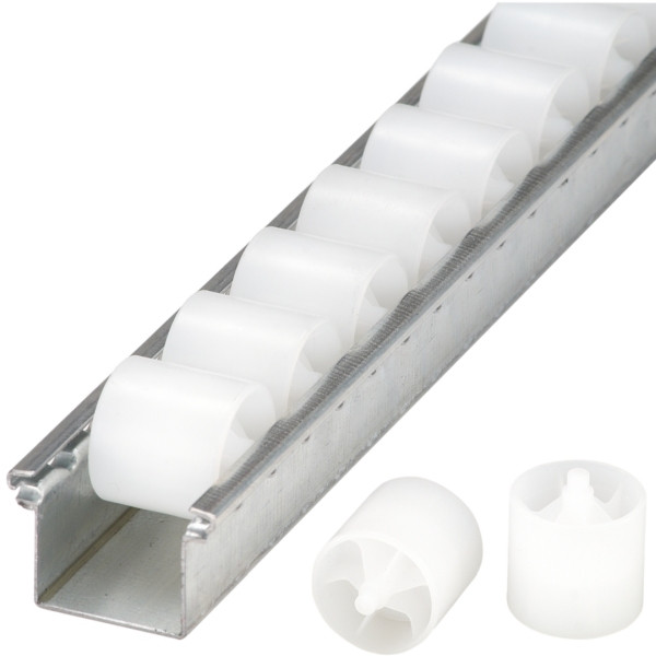 BITO Rollenleiste SDS /Zylinderrolle 2000, Teilung: 28 ohne Lochung, Meterware, C0630-0134