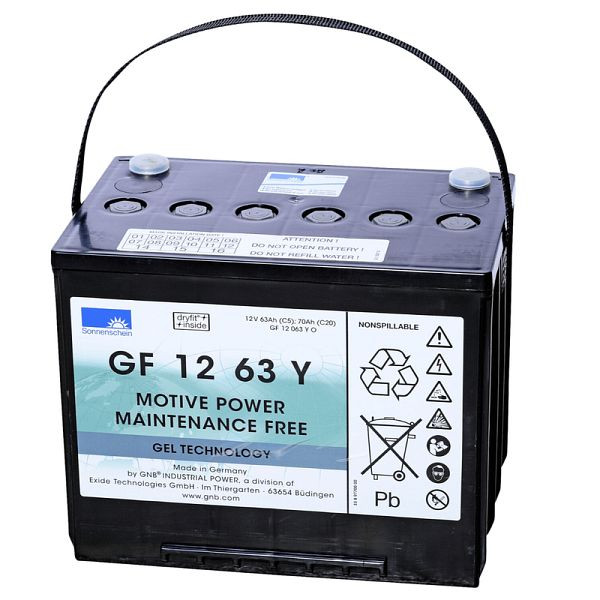EXIDE Batterie GF 12063 Y O, absolut wartungsfrei, 130100026