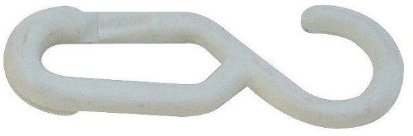 Schake Absperrketten und Kettenglieder aus Kunststoff, Hakenglied, 8 mm stark, gelb, 430_17G