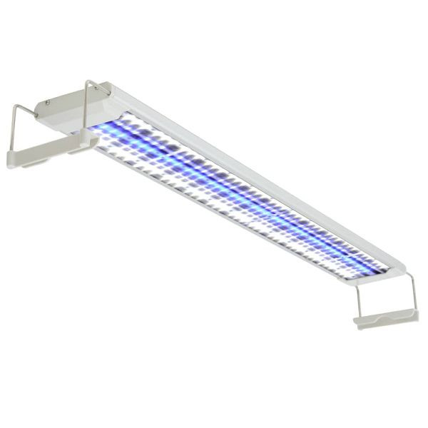 vidaXL Aquarium-Beleuchtung LED 80-90 cm Aluminium IP67, 42464