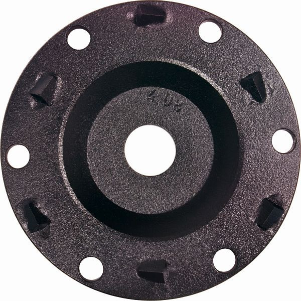 Eibenstock PKD-Schleifteller (schwarz), Ø 125 mm, 6 PKD-Segmente spitz, 37115000