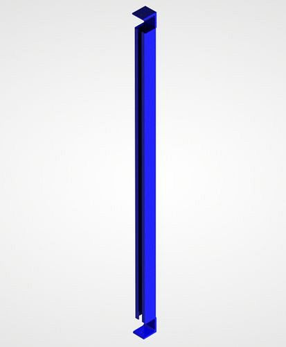TTS Trennwandsystem 9200, Aufsatzelement für Verkleidungsstrebe, ultramarinblau, 285247