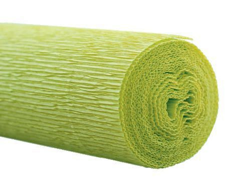 Werola Floristen Krepppapier - 50 x 250 cm, maigrün, VE: 2,5 m, 794048017