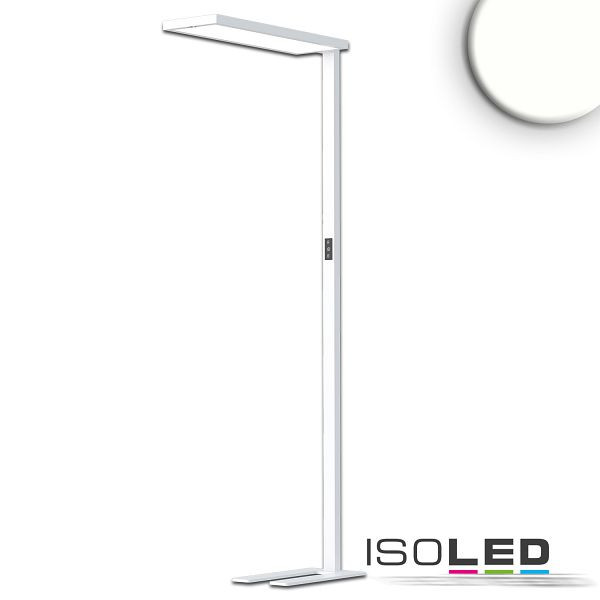 ISOLED LED Office Pro Stehleuchte Up/Down, 80W/20W, Weiß, UGR<19, neutralweiß, Touch-Dimm, 115616
